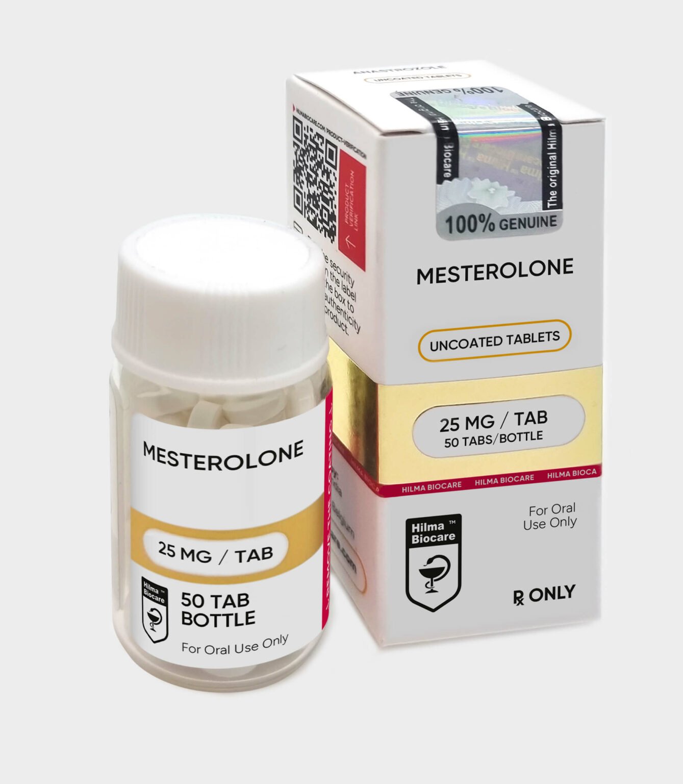 IMG_4744 Hilma Biocare Proviron 25mg (Mesterolone) – 50 Tablets - Image 1